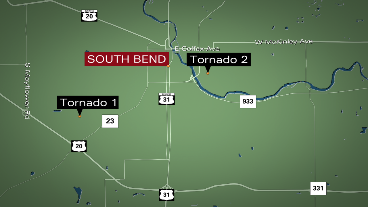 Two Confirmed Tornado Touchdowns In South Bend - ABC57 News - See The ...